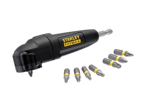Adapter kątowy do bitów Nasadka kątowa + Bity udarowe STANLEY STA88582-XJ Adapter kątowy do bitów Nasadka kątowa + Bity udarowe STANLEY STA88582-XJ