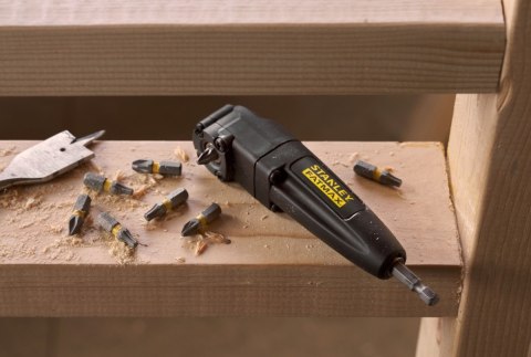 Adapter kątowy do bitów Nasadka kątowa + Bity udarowe STANLEY STA88582-XJ Adapter kątowy do bitów Nasadka kątowa + Bity udarowe STANLEY STA88582-XJ