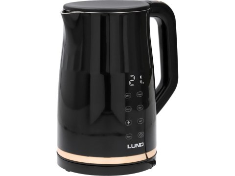 Czajnik el. 1,7l, regulacja temperatury, czarny 68218