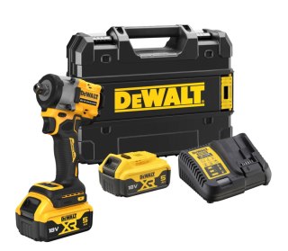 Klucz udarowy Kompaktowy zestaw 2 akumulatory + ładowarka 18V DeWalt DCF922P2T-QW