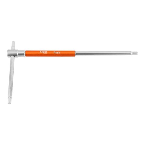 Klucze trzpieniowe z przetyczką imbusowe zestaw 10 szt w stojaku 2-10 mm NEO TOOLS 09-509