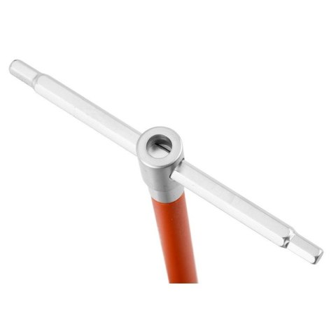 Klucze trzpieniowe z przetyczką imbusowe zestaw 10 szt w stojaku 2-10 mm NEO TOOLS 09-509