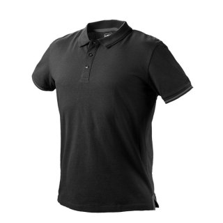 Koszulka polo DENIM, czarna, rozmiar M NEO TOOLS 81-659-M