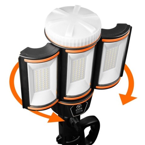 Lampa akumulatorowa na standzie 5000lm + ładowarka ze statywem NEO TOOLS 99-121