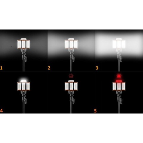 Lampa akumulatorowa na standzie 5000lm + ładowarka ze statywem NEO TOOLS 99-121