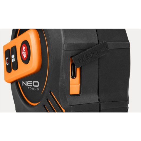 Miara zwijana taśma miernicza 5m z wbudowanym dalmierzem laserowym 40m NEO TOOLS 67-100 Miara zwijana taśma miernicza 5m z wbudowanym dalmierzem laserowym 40m NEO TOOLS 67-100