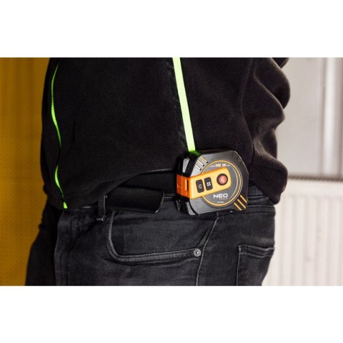 Miara zwijana taśma miernicza 5m z wbudowanym dalmierzem laserowym 40m NEO TOOLS 67-100 Miara zwijana taśma miernicza 5m z wbudowanym dalmierzem laserowym 40m NEO TOOLS 67-100