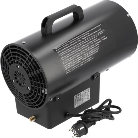NAGRZEWNICA GAZOWA DMUCHAWA POWIETRZA 15kW YATO YT-99730 NAGRZEWNICA GAZOWA DMUCHAWA POWIETRZA 15kW YATO YT-99730