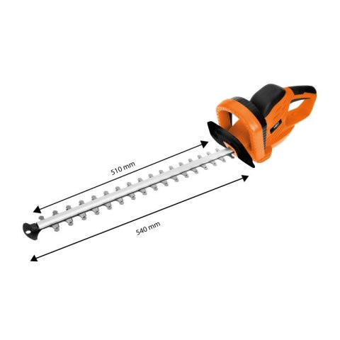 Nożyce sekator do żywopłotów krzewów elektryczne sieciowe 600W 540mm szerokość cięcia 510mm NEO TOOLS