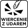 Otwornica widiowa 65 mm z adapterem HEX i wiertłem pilotującym GRAPHITE 55H324