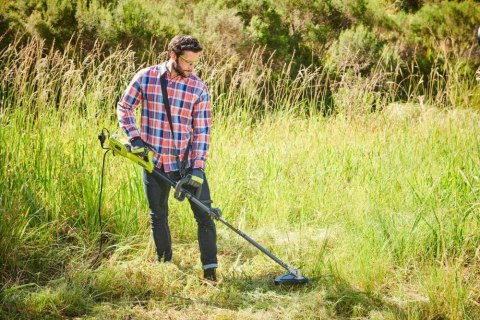PODKASZARKA KOSA ELEKTRYCZNA 1200W 38cm KOSIARKA DO TRAWY RYOBI RBC1226I PODKASZARKA KOSA ELEKTRYCZNA 1200W 38cm KOSIARKA DO TRAWY RYOBI RBC1226I