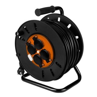 PRZEDŁUŻACZ BĘBNOWY 40M 3x2.5mm2 IP44 E/F DO 3600W 4 GNIAZDA NEO TOOLS