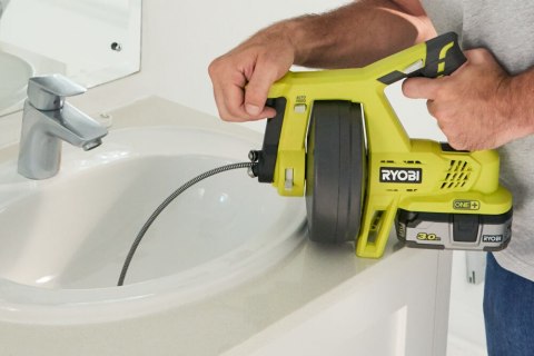 PRZEPYCHACZ DO RUR AKUMULATOROWY SPIRALA KANALIZACYJNA R18DA-0 RYOBI