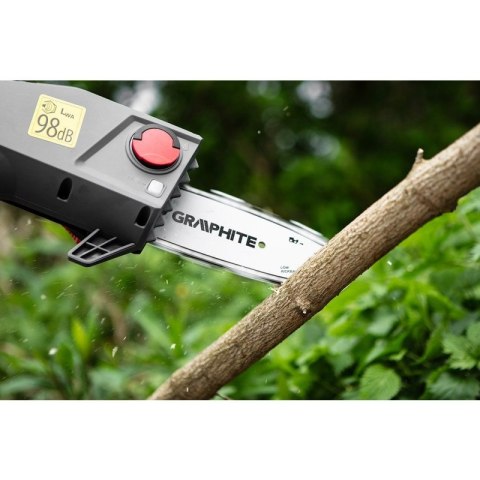 Pilarka nożyce na wysięgniku akumulatorowa elektryczne do żywopłotu Graphite 58G098 Pilarka nożyce na wysięgniku akumulatorowa elektryczne do żywopłotu Graphite 58G098