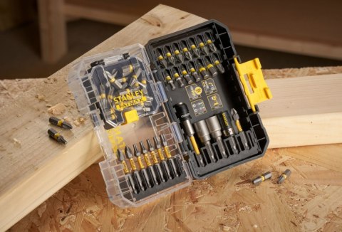 STANLEY FATMAX 55-elementowy zestaw bitów udarowych w kasecie STA88559