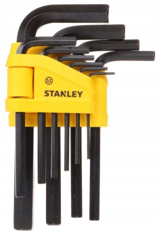 STANLEY ZESTAW 10 KLUCZY SZEŚCIOKĄTNYCH STANLEY 0-69-253