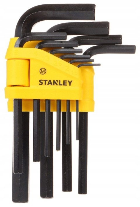STANLEY ZESTAW 10 KLUCZY SZEŚCIOKĄTNYCH STANLEY 0-69-253