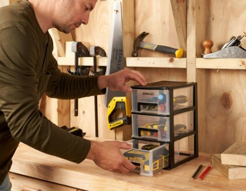 STANLEY Zestaw szuflad na narzędzia ESSENTIAL M organizer STST40711-1