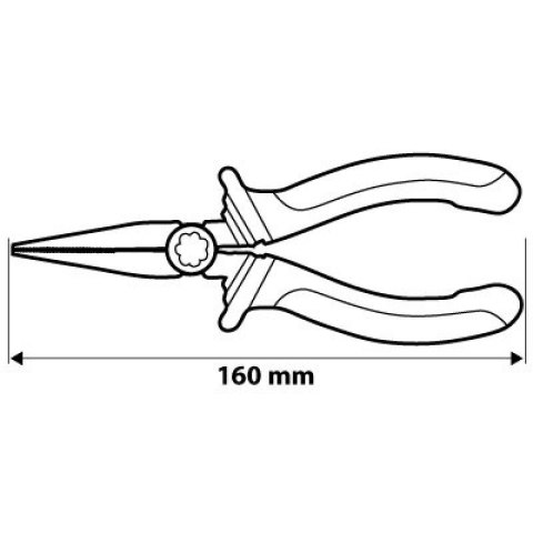 SZCZYPCE KOMBINERKI PROSTE WYDŁUŻONE PŁASKIE NARZĘDZIE PROFESJONALISTÓW 160MM NEO TOOLS 01-019