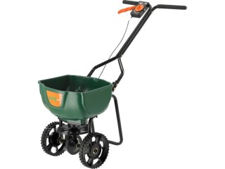 Siewnik, rozrzutnik do nawozu, piasku, nasion, rotacyjny 15 l, 15 kg