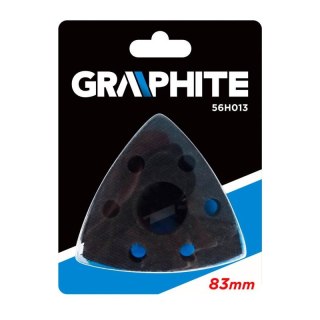 Stopa szlifierska rzepem 83x83x83mm uniwersalna szybkozłączna Graphite 56H013