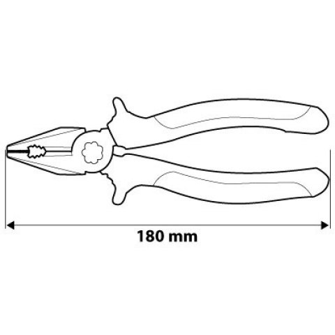 Szczypce uniwersalne wysokiej jakości stal izolowane 180mm NEO TOOLS 01-011