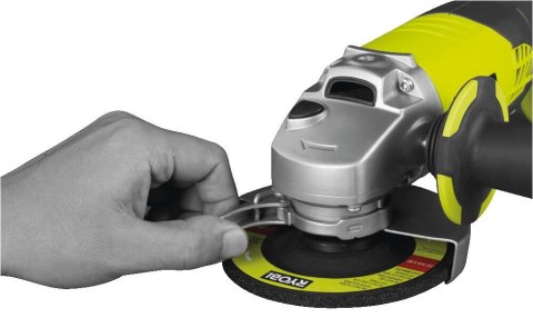 Szlifierka kątowa akumulatorowa 115mm 18V cięcie szlifowanie Ryobi (R18AG-140S) Szlifierka kątowa akumulatorowa 115mm 18V cięcie szlifowanie Ryobi (R18AG-140S)