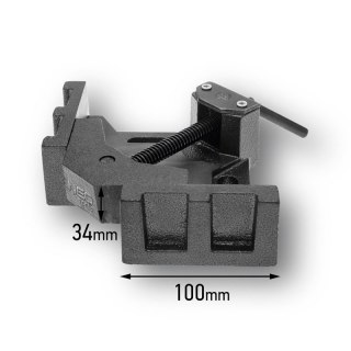 Imadło spawalnicze kątowe, ścisk 65x105mm obrotowe szczęki NEO TOOLS 35-040