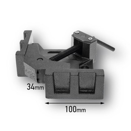 Imadło spawalnicze kątowe, ścisk 65x105mm obrotowe szczęki NEO TOOLS 35-040