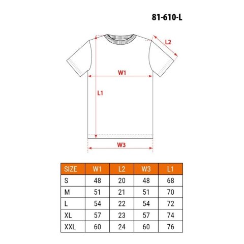 T-SHIRT KOSZULKA ROBOCZA W KOLORZE CZARNYM ROZ L 81-610-L NEO TOOLS T-SHIRT KOSZULKA ROBOCZA W KOLORZE CZARNYM ROZ L 81-610-L NEO TOOLS
