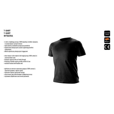 T-SHIRT KOSZULKA ROBOCZA W KOLORZE CZARNYM ROZ L 81-610-L NEO TOOLS T-SHIRT KOSZULKA ROBOCZA W KOLORZE CZARNYM ROZ L 81-610-L NEO TOOLS