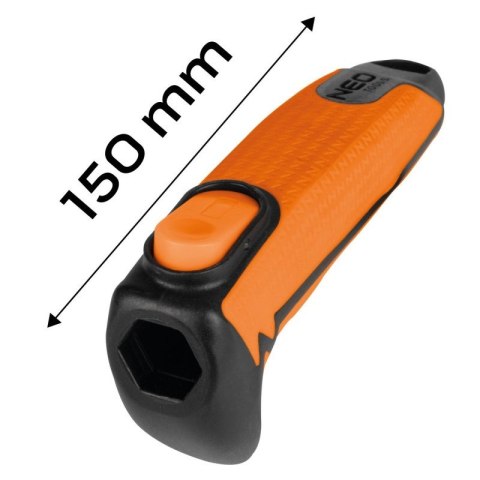 Trzonek uchwyt krótki Click System do narzędzi ogrodowych tworzywo sztuczne NEO TOOLS 95-052