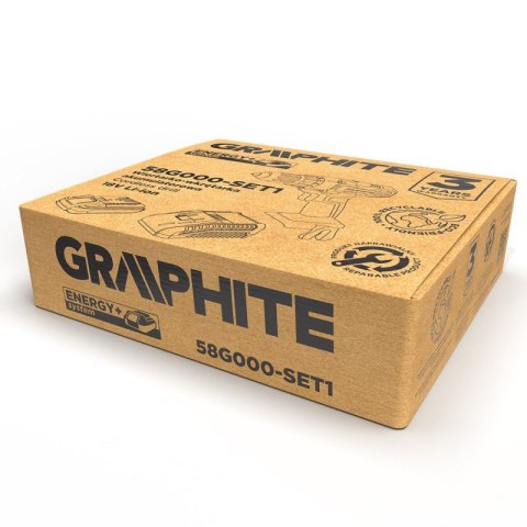 Wiertarko-wkrętarka akumulatorowa 18 V 1 x akumulator 2 Ah Graphite 58G000-SET1