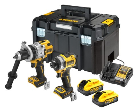 ZESTAW 18V DeWalt DCK2200H2T BRUSHLESS - 2 akumulatory POWERSTACK 18V/5.0Ah