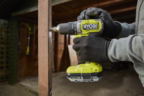 Zestaw 3w1 Akumulatorowa Wiertarko-Wkrętarka Udarowa Ryobi 18V + 2x Akum.