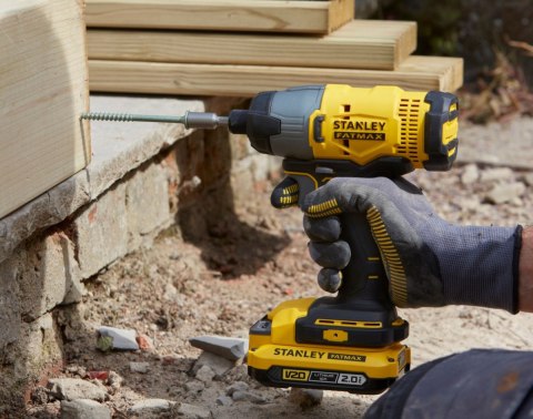 Zestaw STANLEY FATMAX V20 Wiertarko-Wkrętarka SFMCD711, Zakrętarka Udarowa SFMCF800, 2x2,0Ah SFMCK465D2S-QW