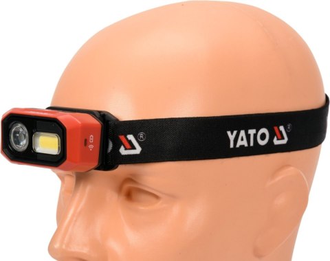 LATARKA CZOŁOWA 480LM AKU REG ŚWIATŁ YATO YT-08592
