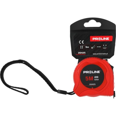 Miara zwijana 5m/28mm magnesy zaczep Proline 20425