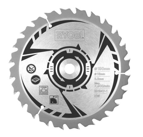 PIŁA TARCZOWA PILARKA Ryobi RCS1600-K Walizka 1600 W Tarczowa Ręczna