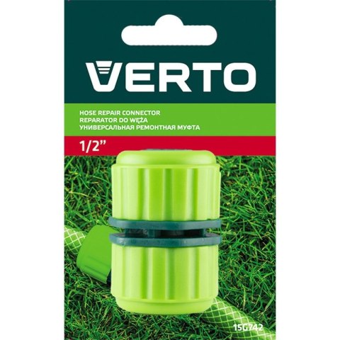 REPARATOR ŁĄCZNIK DO WĘŻA OGRODOWEGO 1/2 15G742 PRAKTYCZNY WYSOKIEJ JAKOŚCI VERTO REPARATOR ŁĄCZNIK DO WĘŻA OGRODOWEGO 1/2 15G742 PRAKTYCZNY WYSOKIEJ JAKOŚCI VERTO