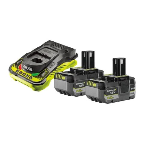 RYOBI RC18150-250 SZYBKA ŁADOWARKA + 2x AKU 5.0Ah RB1850X