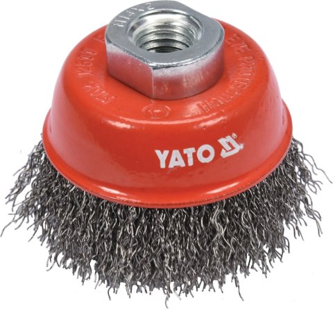 SZCZOTKA DOCZOLOWA 65MM M14 INOX YATO YT-47658