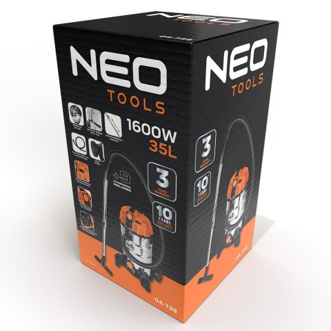 04-739 ODKURZACZ 1600W, 35L NEO TOOLS 04-739 ODKURZACZ 1600W, 35L NEO TOOLS