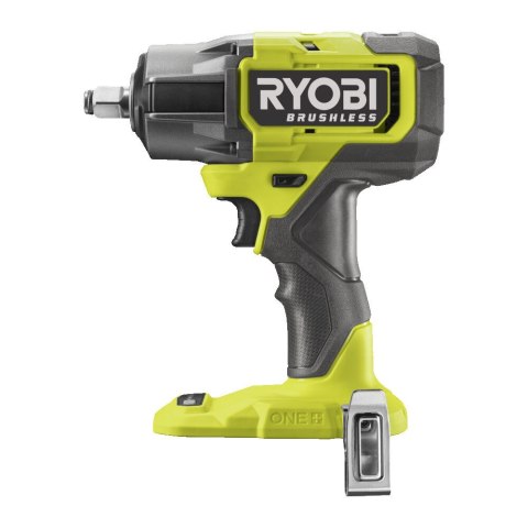 Bezszczotkowy klucz udarowy akumulatorowy zakrętarka światło led Ryobi RIW18BL-0