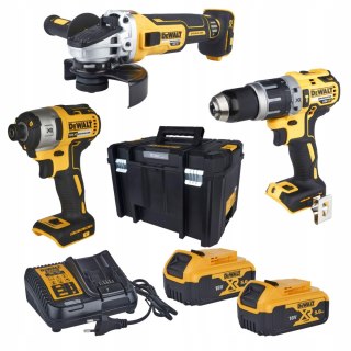 DCK384P2T-QW Zestaw 3 Narzędzi Akumulatorowych 18V DeWalt