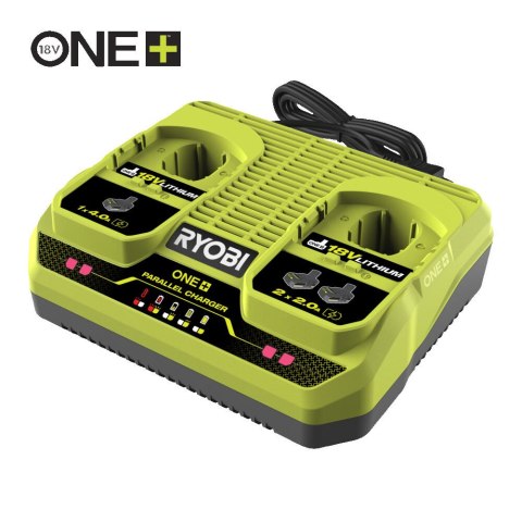 DWUPORTOWA ŁADOWARKA DO AKUMULATORÓW 18V 4,0A RYOBI RC18240 DWUPORTOWA ŁADOWARKA DO AKUMULATORÓW 18V 4,0A RYOBI RC18240