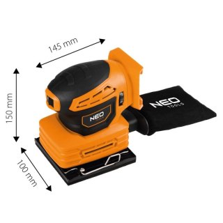 SZLIFIERKA OSCYLACYJNA MIMOŚRODOWA BEZPYŁOWA ENERGY+18V 3W1 04-623 NEO TOOLS