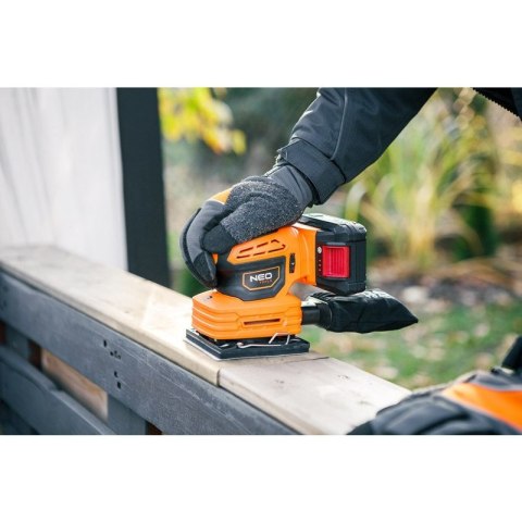 SZLIFIERKA OSCYLACYJNA MIMOŚRODOWA BEZPYŁOWA ENERGY+18V 3W1 04-623 NEO TOOLS