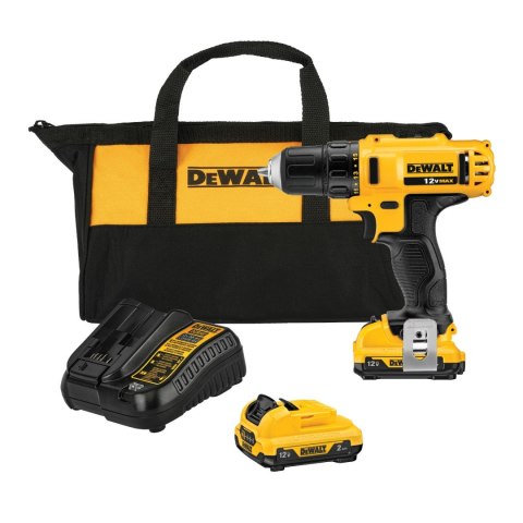 Wiertarko-wkrętarka akumulatorowa 12V 2x 2.0Ah w walizce DeWALT DCD710D2
