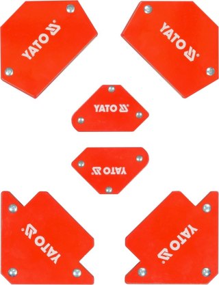 Yato Zestaw Kątowników Spawalniczych Magnetycznych 6 sztuk